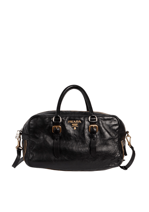 LEATHER HANDLE BAG