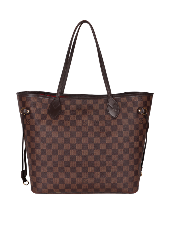 DAMIER ÉBÈNE NEVERFULL MM W/ POUCH