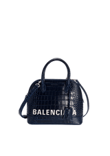 SMALL VILLE CROCODILE EMBOSSED BAG
