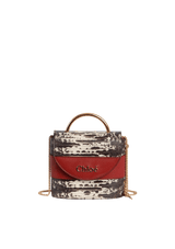 SMALL ABY LOCK CROCO BAG