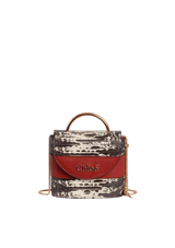 SMALL ABY LOCK CROCO BAG