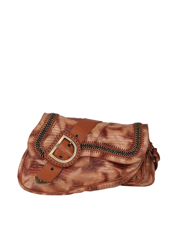LIZARD GAUCHO SADDLE BAG