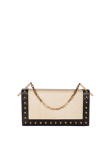 VINTAGE LEATHER FLAP BAG