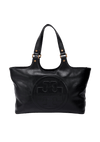 LEATHER BOMBE TOTE