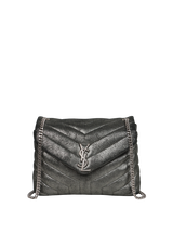SMALL METALLIC LOULOU BAG