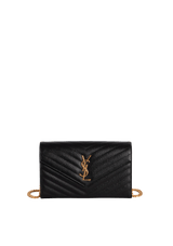 CASSANDRE ENVELOPE MATELASSÉ CHAIN WALLET