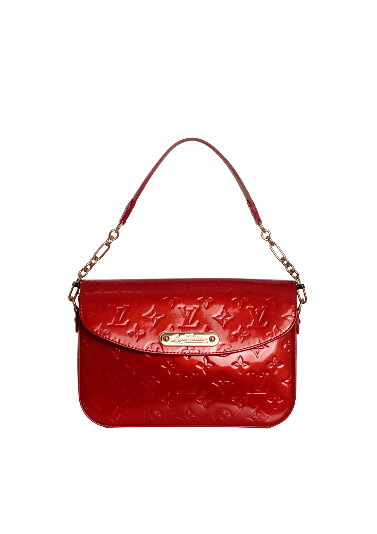 BOLSA LOUIS VUITTON MONOGRAM VERNIS RODEO DRIVE VERMELHO ORIGINAL