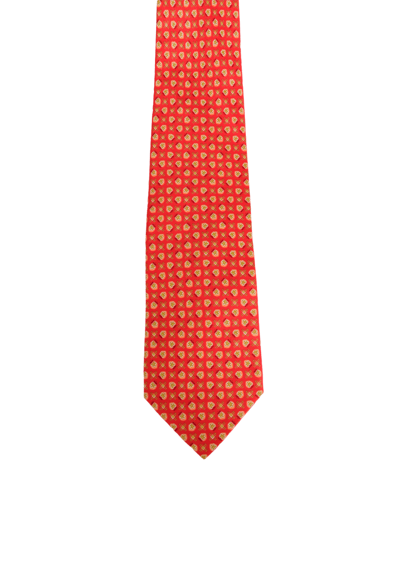 PRINTED SILK TIE