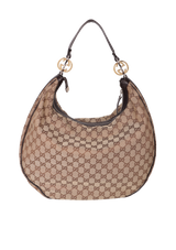 LARGE GG CANVAS TWINS HOBO