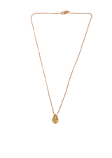 PEAR HELIODOR 18K NECKLACE