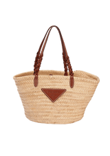 WOVEN BASKET TOTE