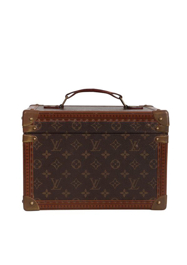 VINTAGE BOITE FLACONS BEAUTY CASE