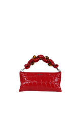 PATENT LEATHER SHOULDER BAG