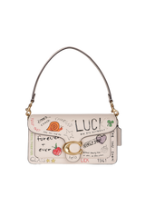 TABBY 26 BAG WITH SKETCH PRINT