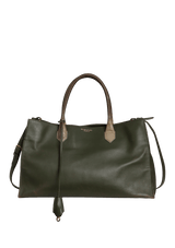 PADLOCK SNAKESKIN WORK S TOTE