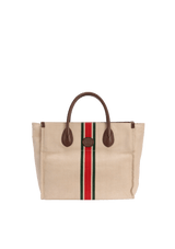CANVAS FOLDABLE WEB TOTE