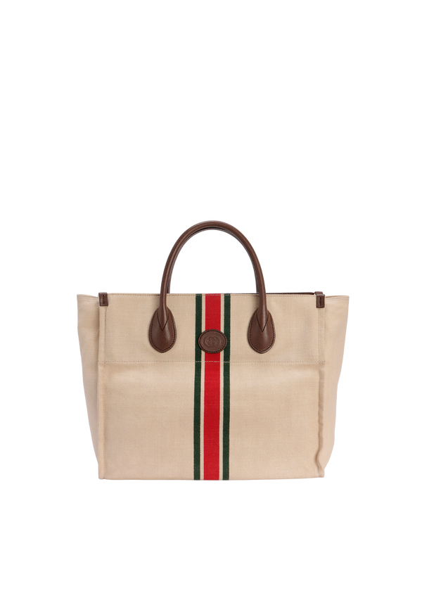 CANVAS FOLDABLE WEB TOTE