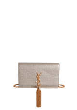 SMALL KATE TASSEL METALLIC