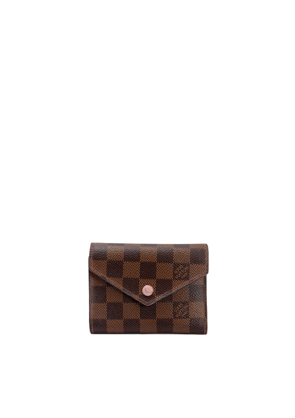 DAMIER ÉBÈNE VICTORINE WALLET