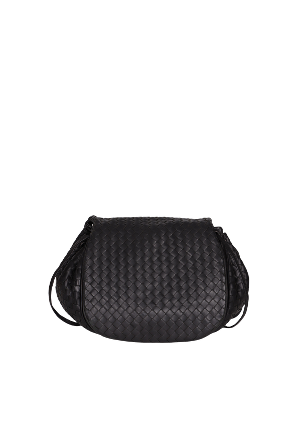 SMALL INTRECCIATO FLAP MESSENGER BAG