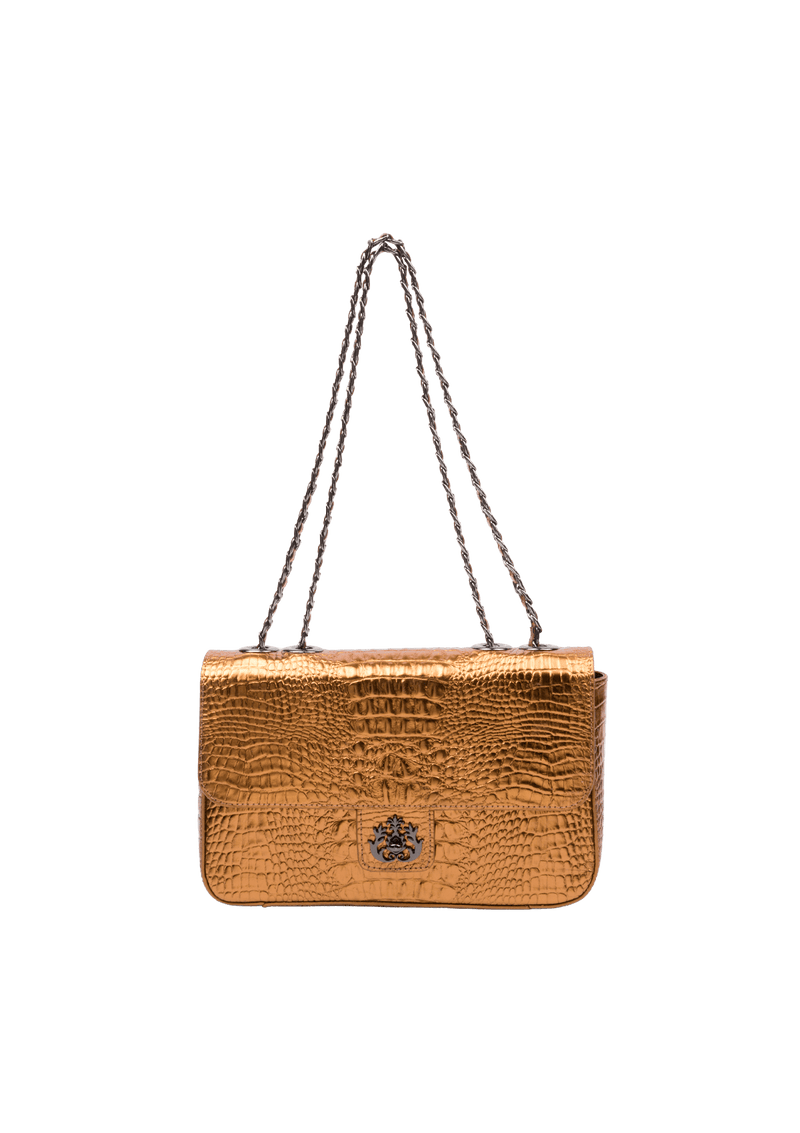 BOLSA ANNE JUMBO EM COURO NATURAL