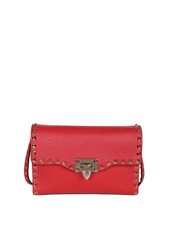SMALL ROCKSTUD SPIKE FLAP BAG