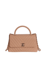 CHEVRON LARGE COCO HANDLE BAG