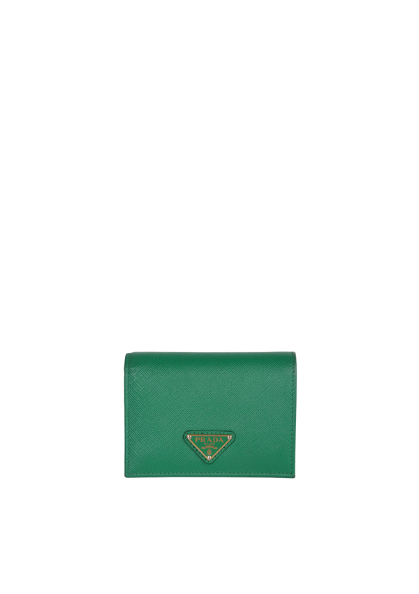 SAFFIANO TRIANGLE LOGO BIFOLD WALLET