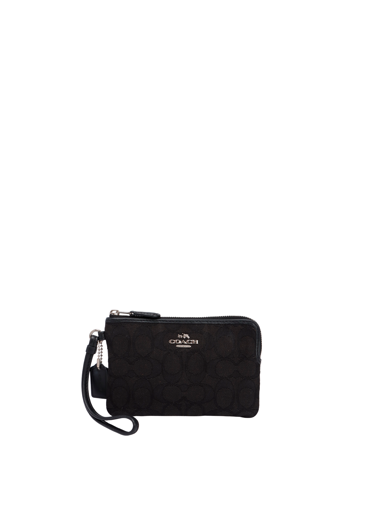 ACESSóRIO COACH SIGNATURE WRISTLET PRETO P ORIGINAL – Gringa
