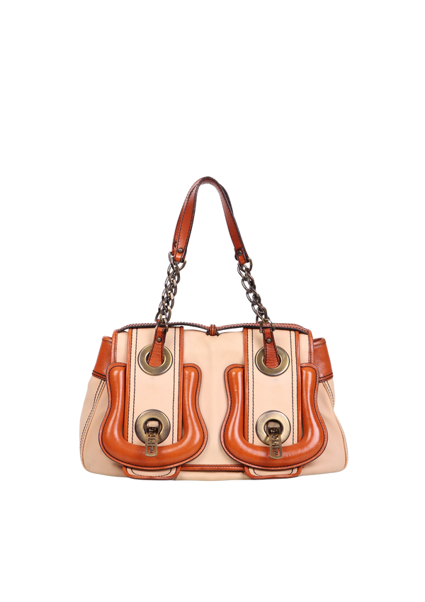 VINTAGE LEATHER B BAG
