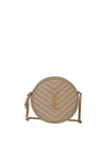 VINYLE ROUND CROSSBODY BAG
