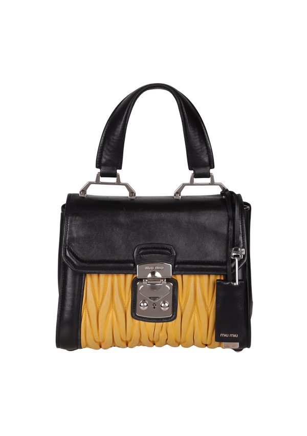 MATELASSÉ TOP HANDLE BAG