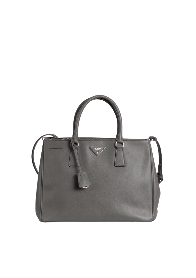 MEDIUM SAFFIANO LUX DOUBLE ZIP GALLERIA