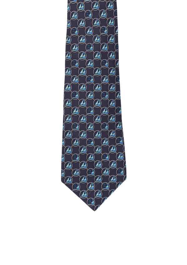 PRINTED SILK TIE