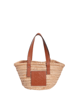 SMALL RAFFIA BASKET BAG