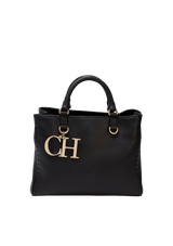 LEATHER CH TOTE BAG