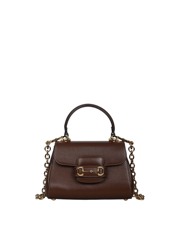LEATHER HORSEBIT 1955 TOP HANDLE BAG