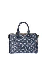 MONOGRAM DENIM SPEEDY 25 BANDOULIÈRE