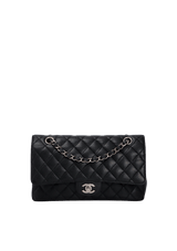 MEDIUM CLASSIC DOUBLE FLAP CAVIAR