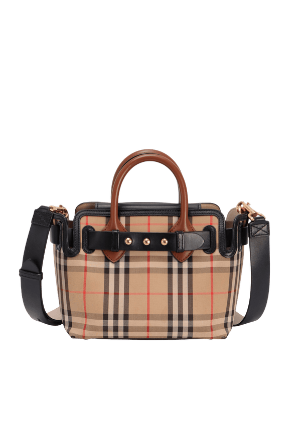 HOUSE CHECK TRIPLE STUD BELT TOTE