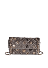 PARIS-DUBAI MEDALS FLAP BAG