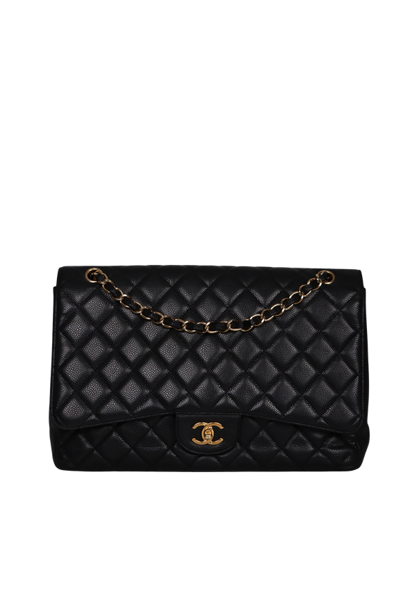 MAXI CLASSIC SINGLE FLAP CAVIAR