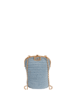 CROCHET BAGUETTE PHONE BAG