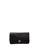MEDIUM CLASSIC DOUBLE FLAP CAVIAR