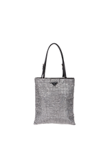 SATIN CRYSTAL MINI TOTE
