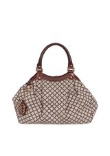 MEDIUM DIAMANTE CANVAS SUKEY TOTE