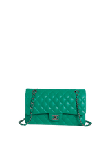 MEDIUM CLASSIC DOUBLE FLAP LAMBSKIN