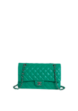 MEDIUM CLASSIC DOUBLE FLAP LAMBSKIN