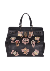 FLORAL JOYLOCK SATCHEL BAG
