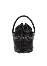 SMALL STUDDED BAHIA BUCKET BAG
